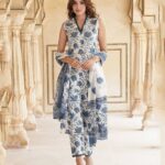 Women Pure Cotton Kurta Pant Dupatta Set