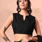 Thevasa Women's Modern Twist Blouse